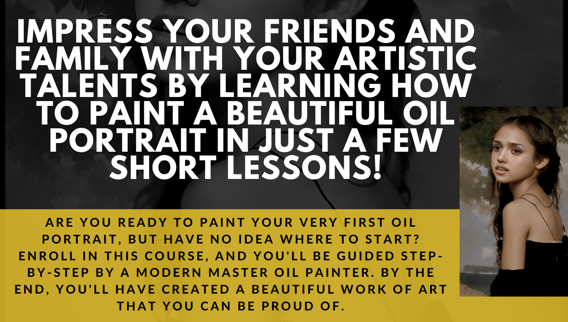 Create Stunning Oil Portraits